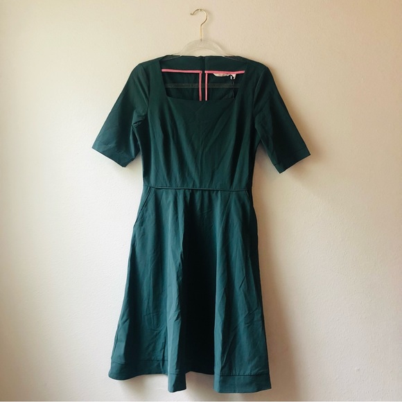 NWT Betabrand Dress Green Elixir Green Pinup Vintage size Small - Picture 11 of 11